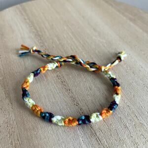 Eloisa Bracelet anklet trendy comfortable tie embroidery thread woven gift